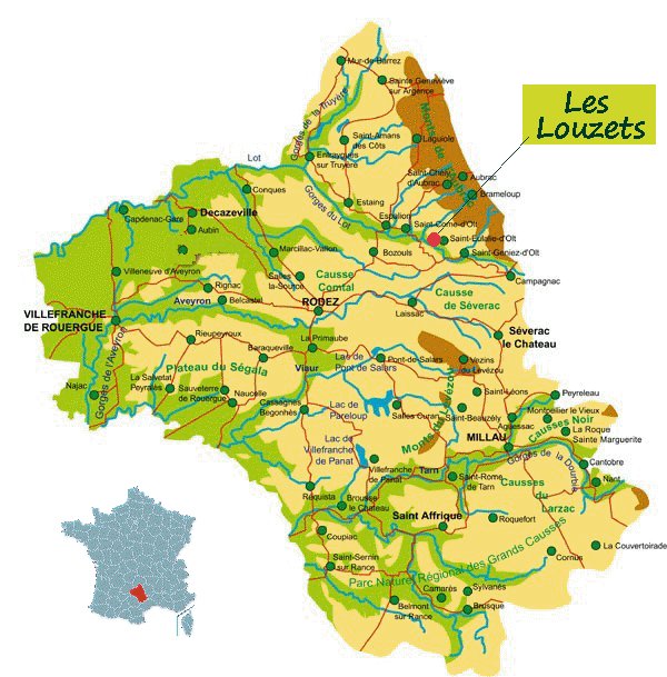 Gites les Louzets Aveyron